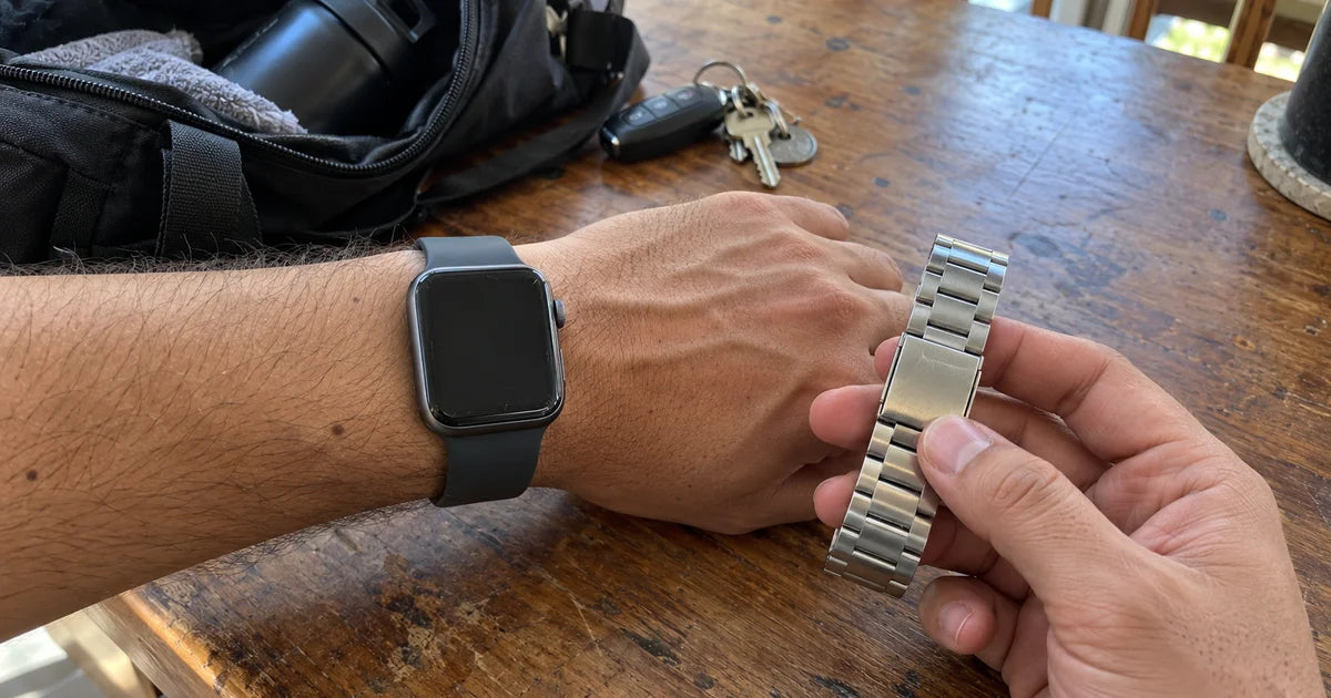 Silicone, nylon, cuir, titane ou acier : quel matériau pour son bracelet de montre connectée ?