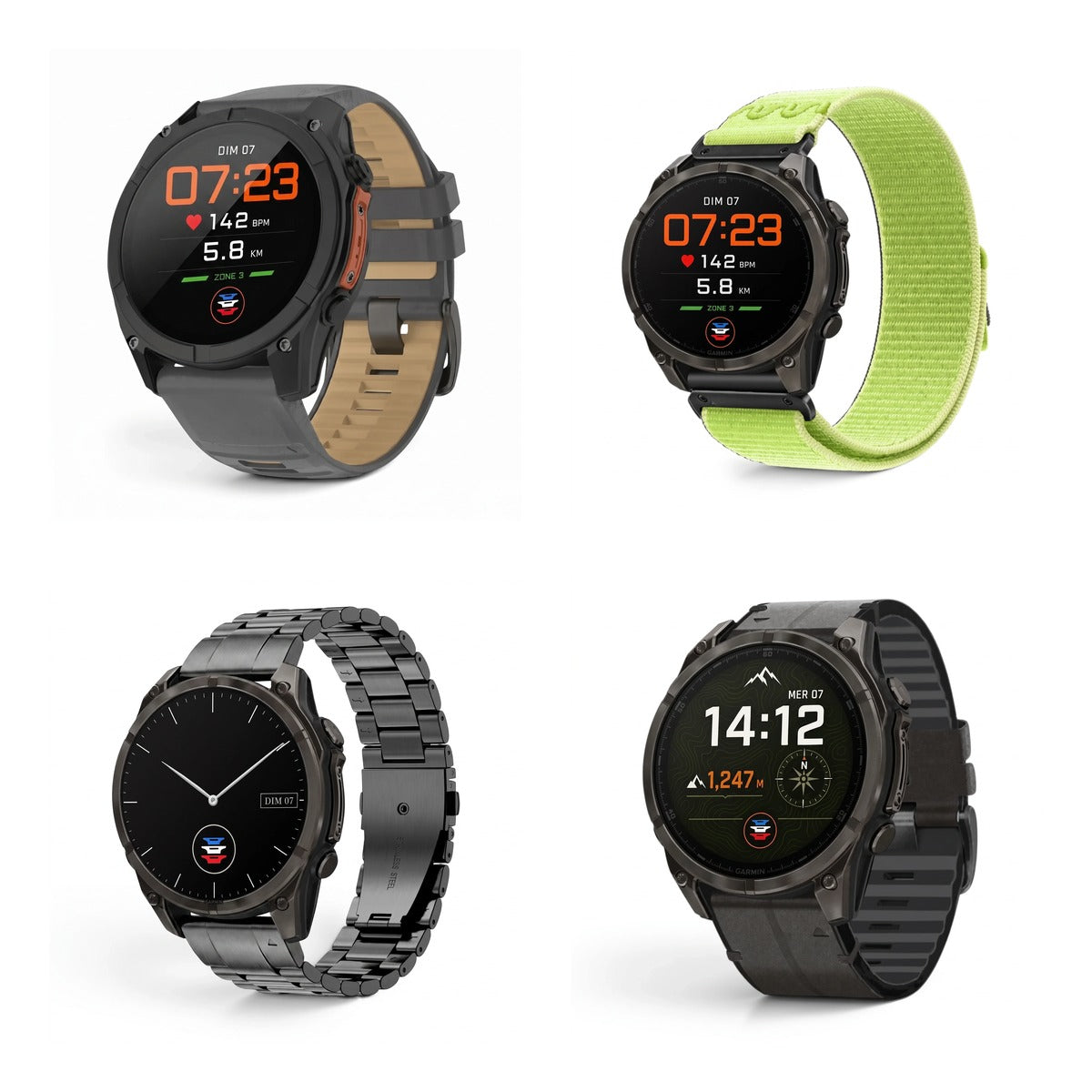 Clipz-it straps for Garmin Forerunner compatible strap Image