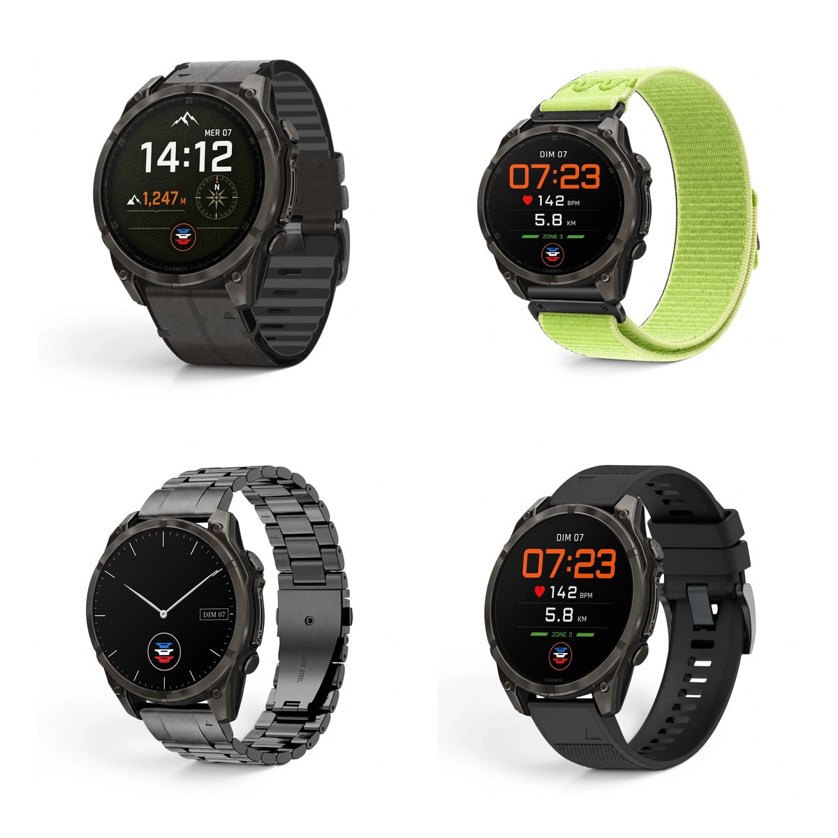 Clipz-it straps for Garmin Fenix 8 47mm compatible strap Image