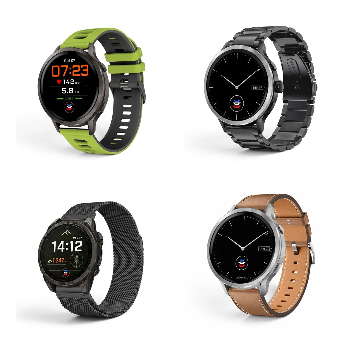 Clipz-it straps for Garmin Forerunner 265 compatible strap Image