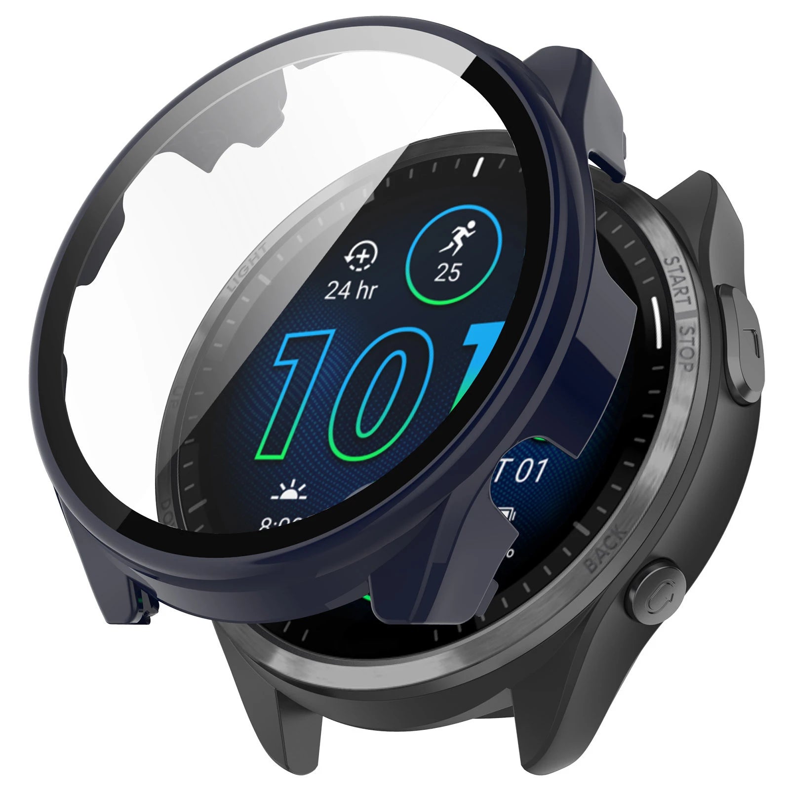 Stratos | Coque rigide pour Garmin Forerunner 965