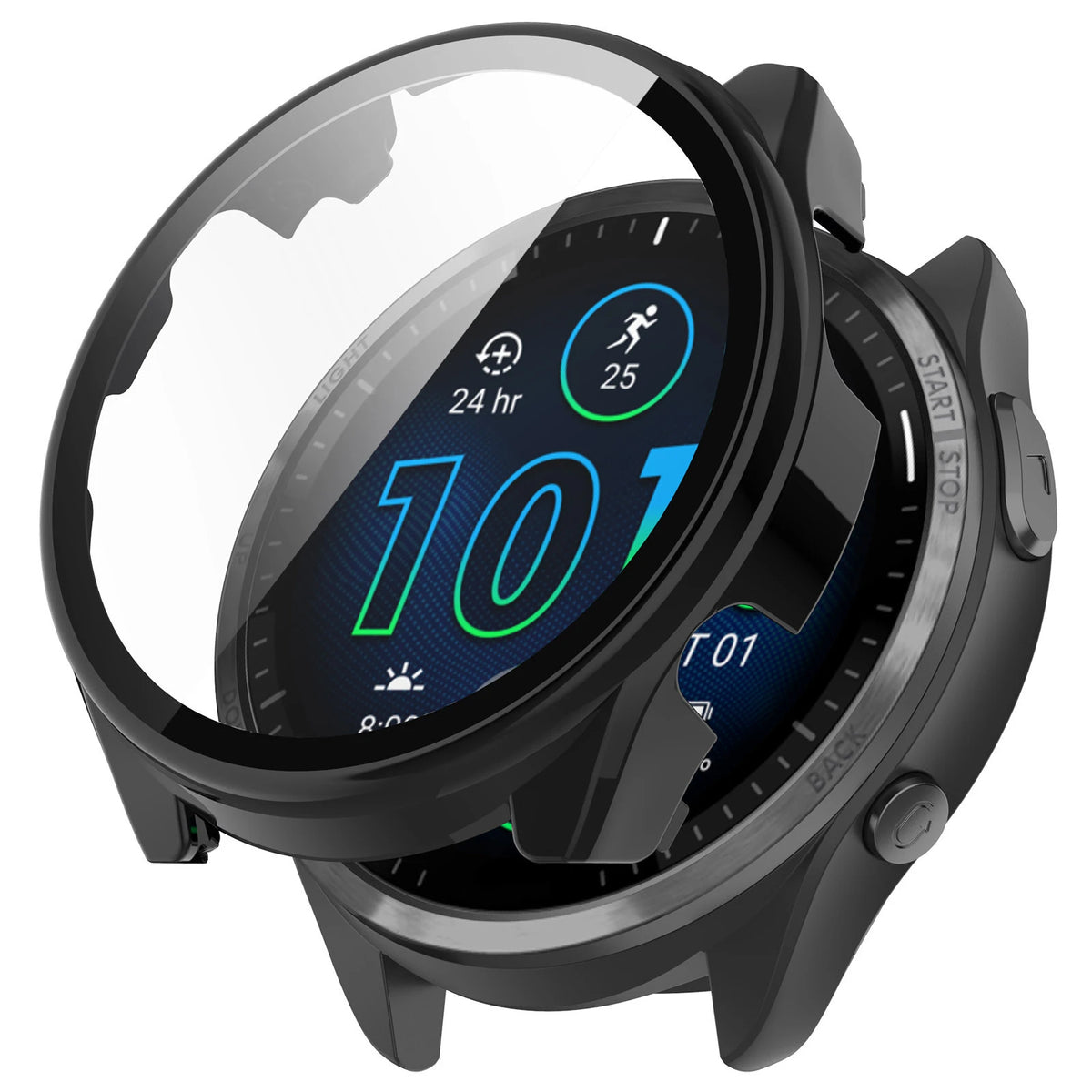 Stratos | Coque rigide pour Garmin Forerunner 965