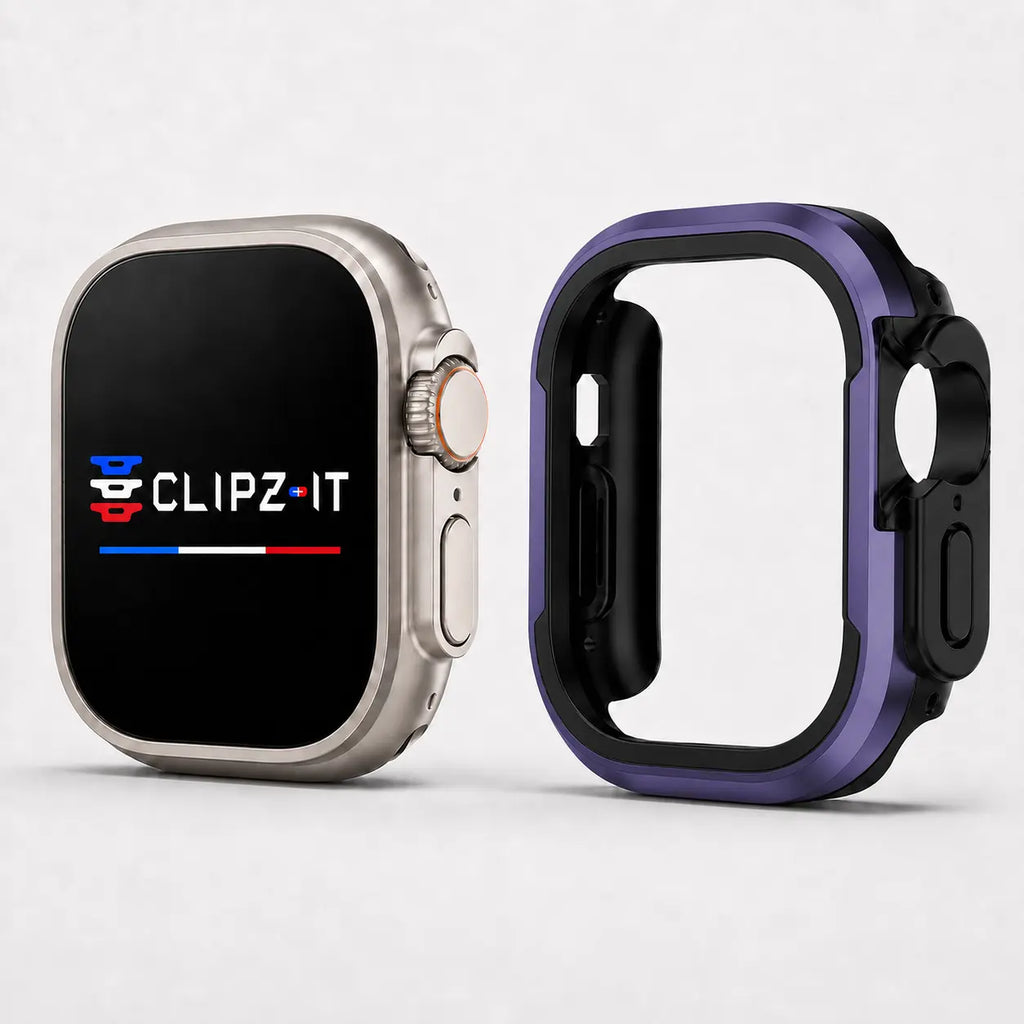 Edge | Coque Aluminium Apple Watch Clipz-it aluminium edge-coque-aluminium-apple-watch Mauve   hma1bf-ck.myshopify.com