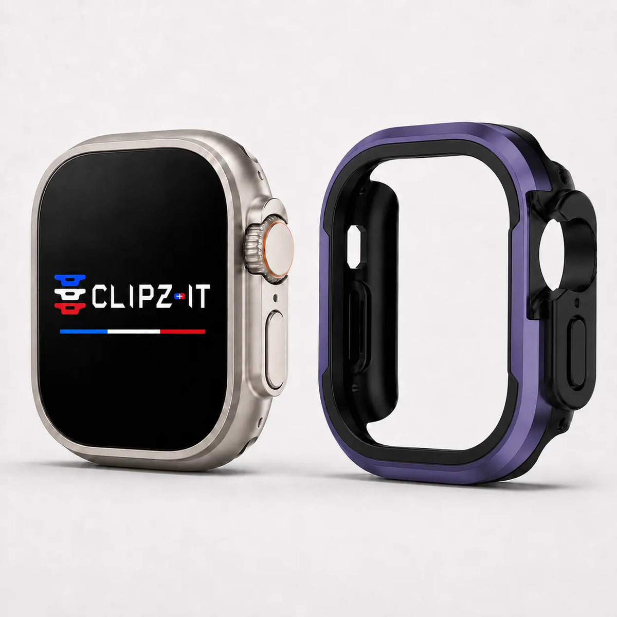 Edge | Coque Aluminium Apple Watch Clipz-it aluminium edge-coque-aluminium-apple-watch Mauve   hma1bf-ck.myshopify.com