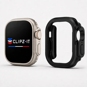 Edge | Coque Aluminium Apple Watch Clipz-it aluminium edge-coque-aluminium-apple-watch Noir   hma1bf-ck.myshopify.com
