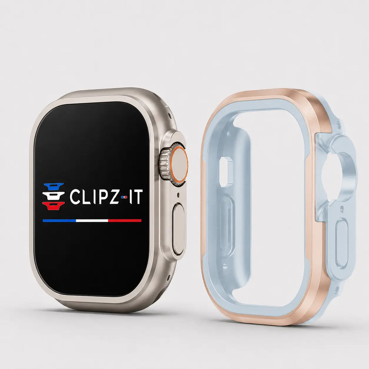 Edge | Coque Aluminium Apple Watch Clipz-it aluminium edge-coque-aluminium-apple-watch Or rose   hma1bf-ck.myshopify.com