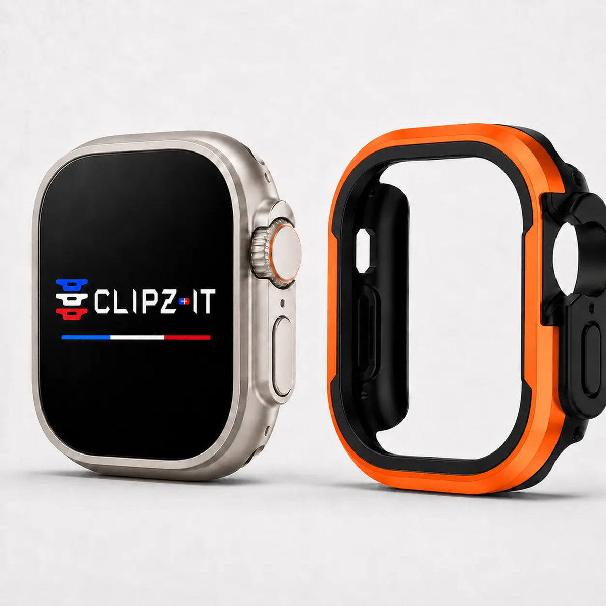 Edge | Coque Aluminium Apple Watch Clipz-it aluminium edge-coque-aluminium-apple-watch Orange   hma1bf-ck.myshopify.com