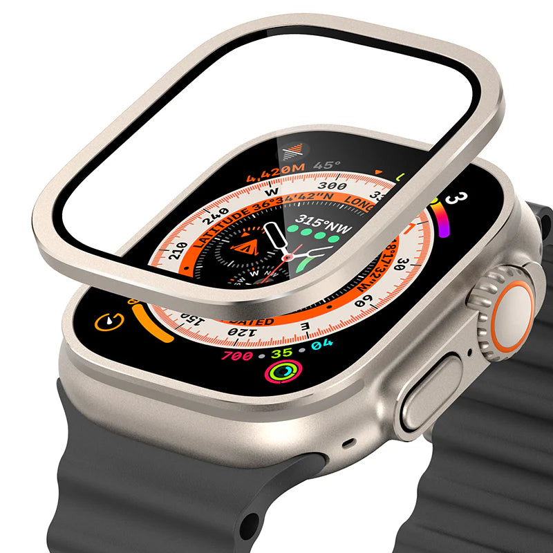 Aegis — Film vitré cadre titane Apple Watch Ultra