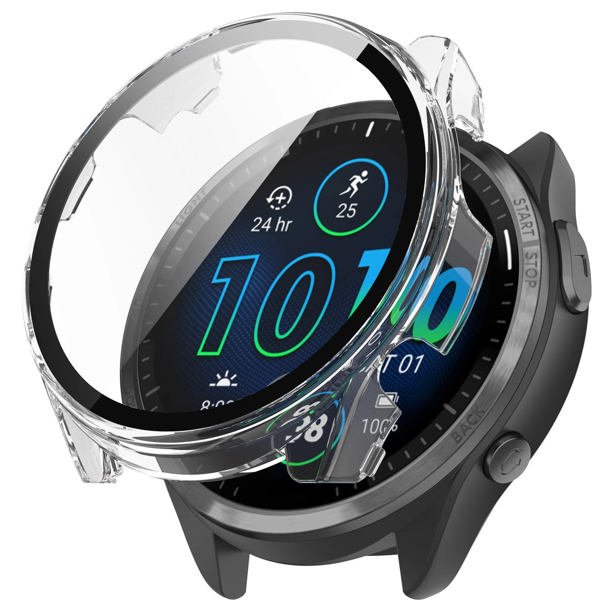 Stratos | Coque rigide pour Garmin Forerunner 965