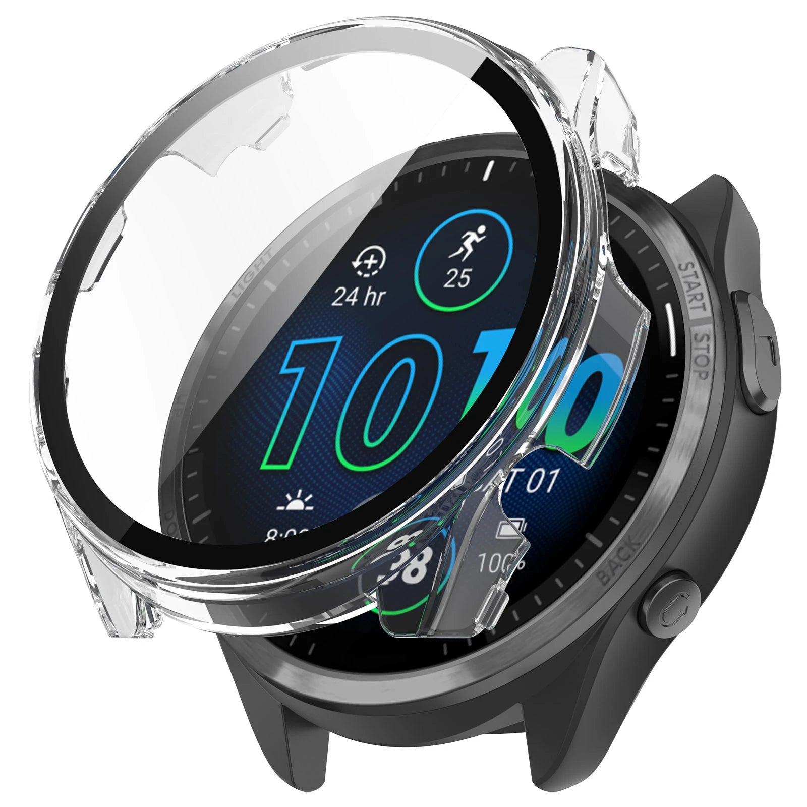 Stratos | Coque rigide pour Garmin Forerunner 965