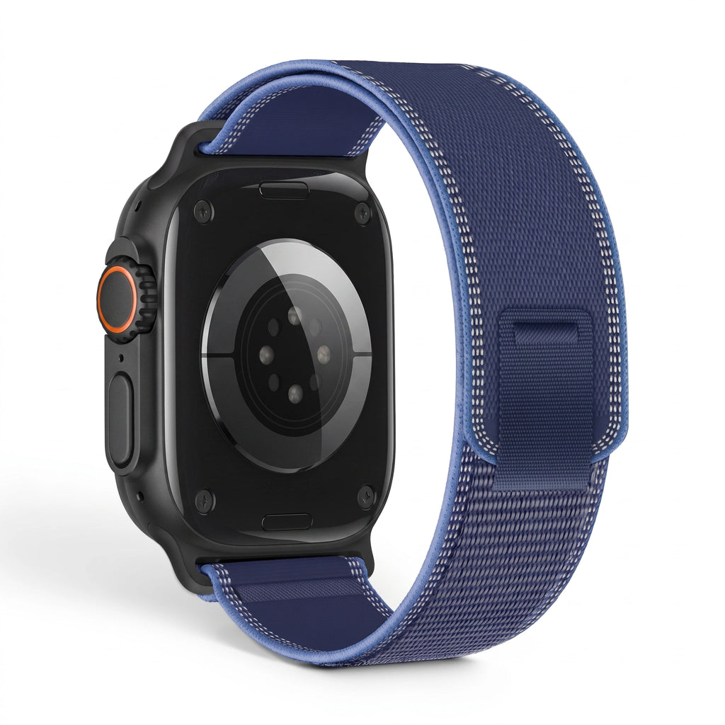 Bracelet Ampère nylon vert, vue 3 - Apple Watch | Clipz-it