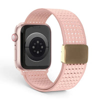 Bracelet Astra nylon blanc, vue 6 - Apple Watch | Clipz-it