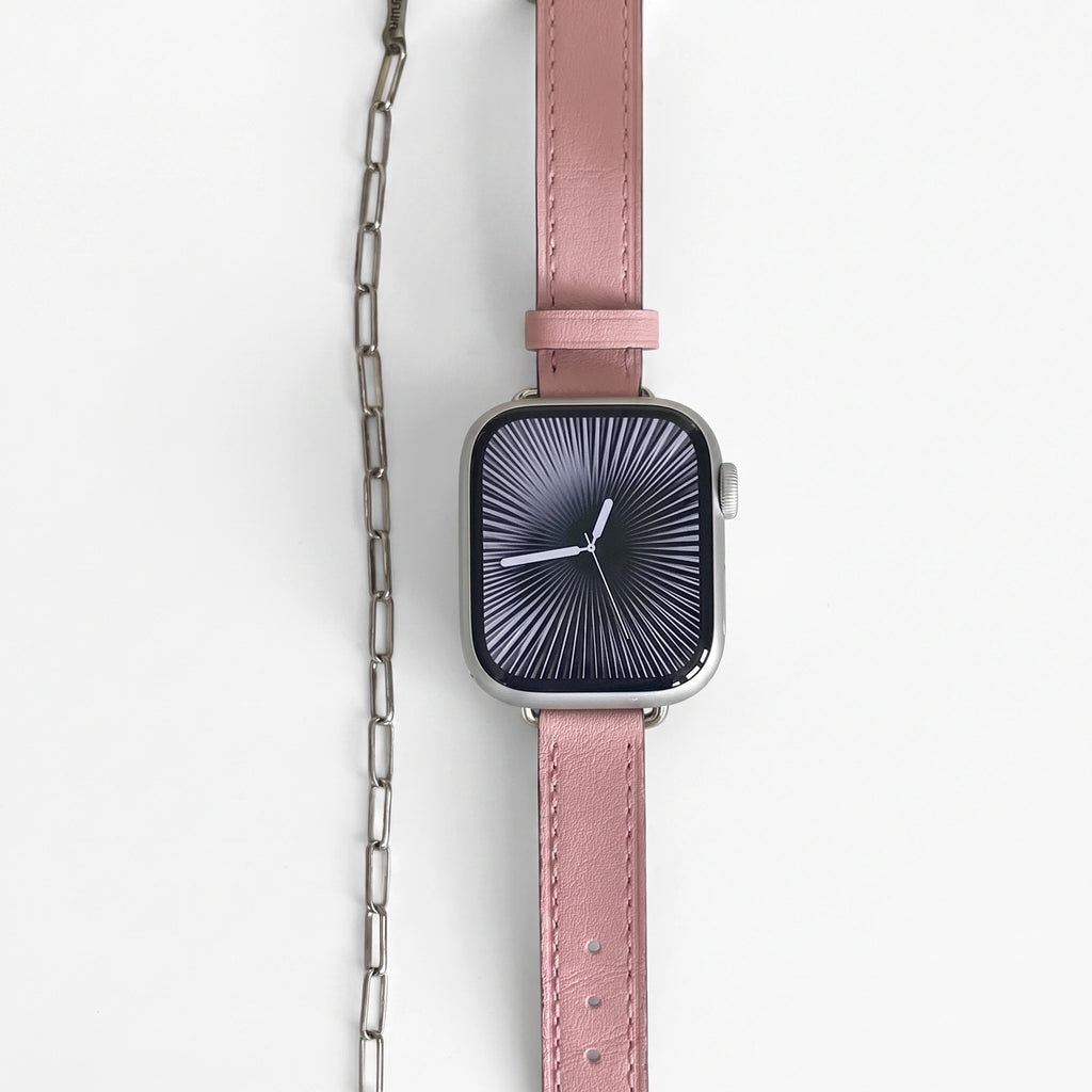Bracelet Diana cuir marron, vue 6 - Apple Watch | Clipz-it
