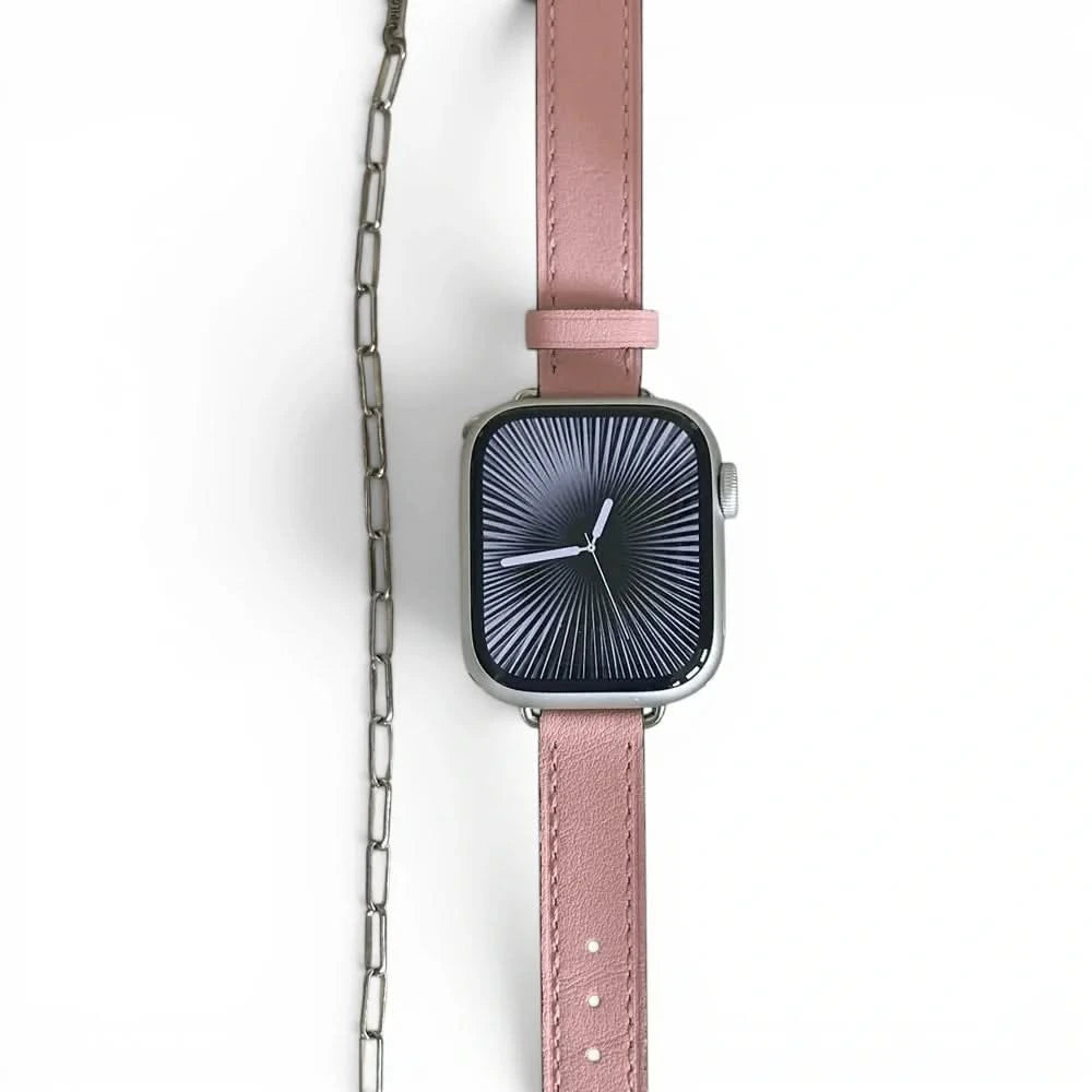 Bracelet Diana cuir marron, vue 6 - Apple Watch | Clipz-it