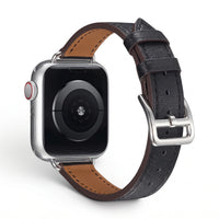 Bracelet Diana cuir noir, vue 2 - Apple Watch | Clipz-it