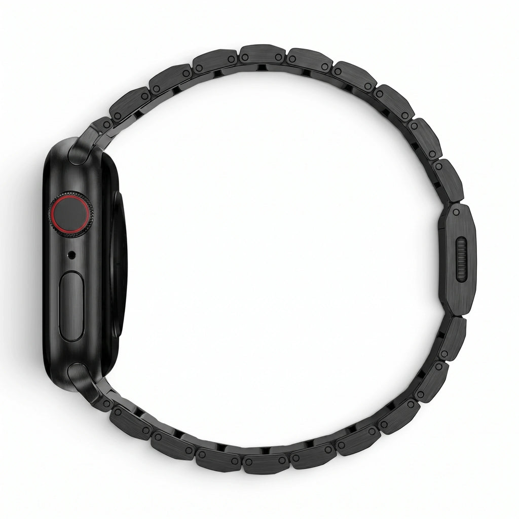 Bracelet Kevlar titane militaire titane, vue de face 2 - Apple Watch | Clipz-it