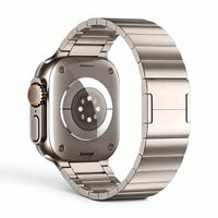 Bracelet Maillon acier inoxydable maillons titane, vue de dos 3 - Apple Watch | Clipz-it