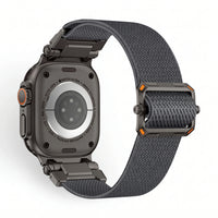 Bracelet Odyssey nylon militaire vert militaire, vue de dos 2 - Apple Watch | Clipz-it