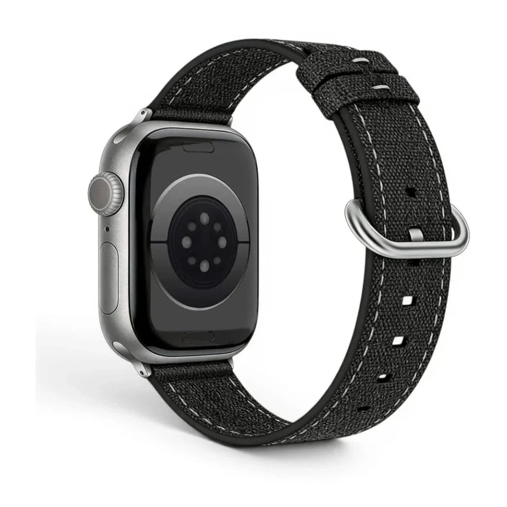 Bracelet Pastel nylon pastel vert, vue de dos - Apple Watch | Clipz-it