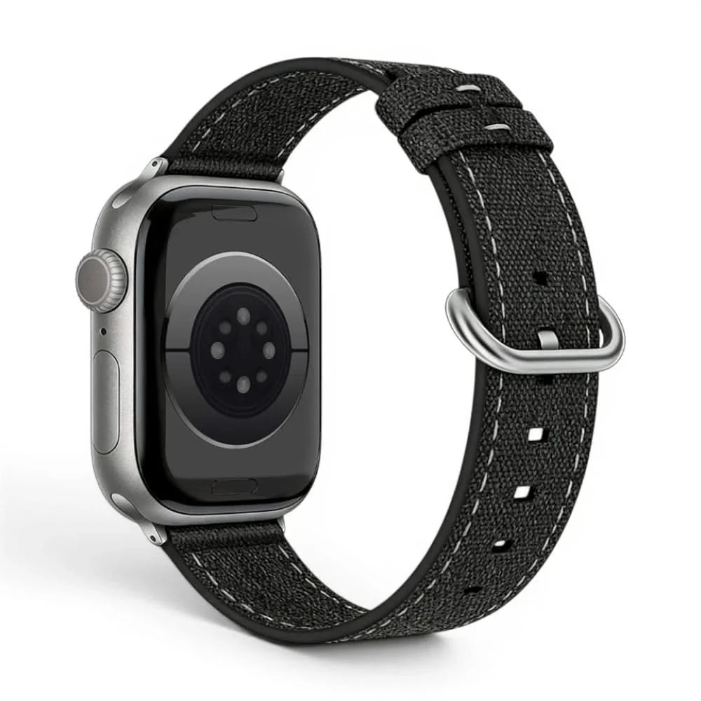Bracelet Pastel nylon pastel vert, vue de dos - Apple Watch | Clipz-it