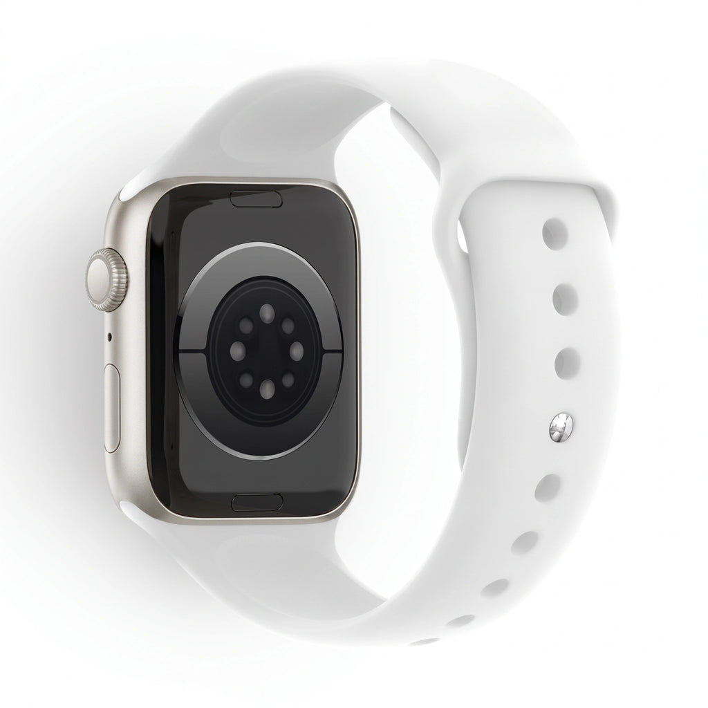 Bracelet Signature silicone bleu roi, vue de dos - Apple Watch | Clipz-it