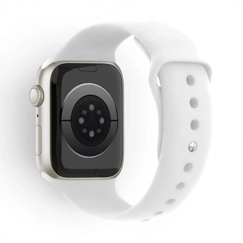 Bracelet Signature silicone bleu roi, vue de dos - Apple Watch | Clipz-it