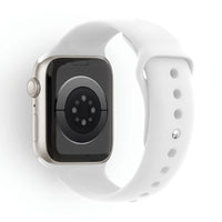 Bracelet Signature silicone bleu roi, vue de dos - Apple Watch | Clipz-it