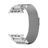Bracelet Titan Mesh maille milanaise titane argent, vue 10 - Apple Watch | Clipz-it