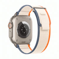 Bracelet Trek nylon noir, vue 4 - Apple Watch | Clipz-it