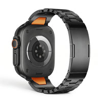 Bracelet Warden acier inoxydable titane, vue de dos 2 - Apple Watch | Clipz-it