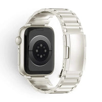 Bracelet Zenith titane maillons rosé, vue de dos 2 - Apple Watch | Clipz-it