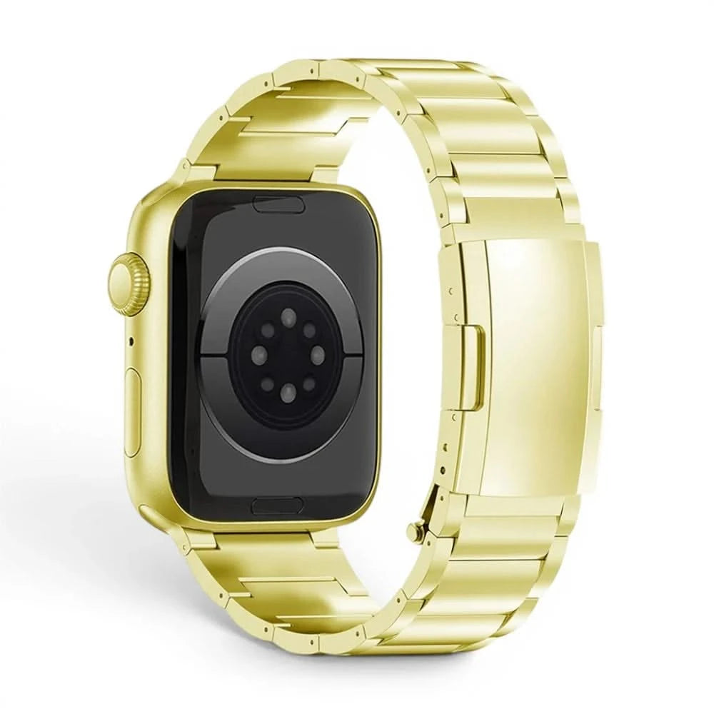 Bracelet Zenith titane maillons rosé, vue de dos 4 - Apple Watch | Clipz-it