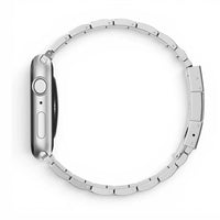 Bracelet Zenith titane maillons rosé, vue de profil - Apple Watch | Clipz-it