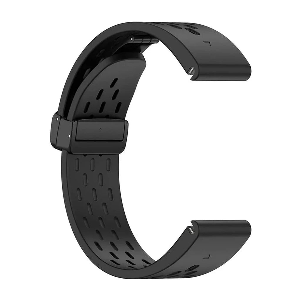 Bracelete Garmin Aero QuickFit 26 mm preto em silicone – Clipz-it