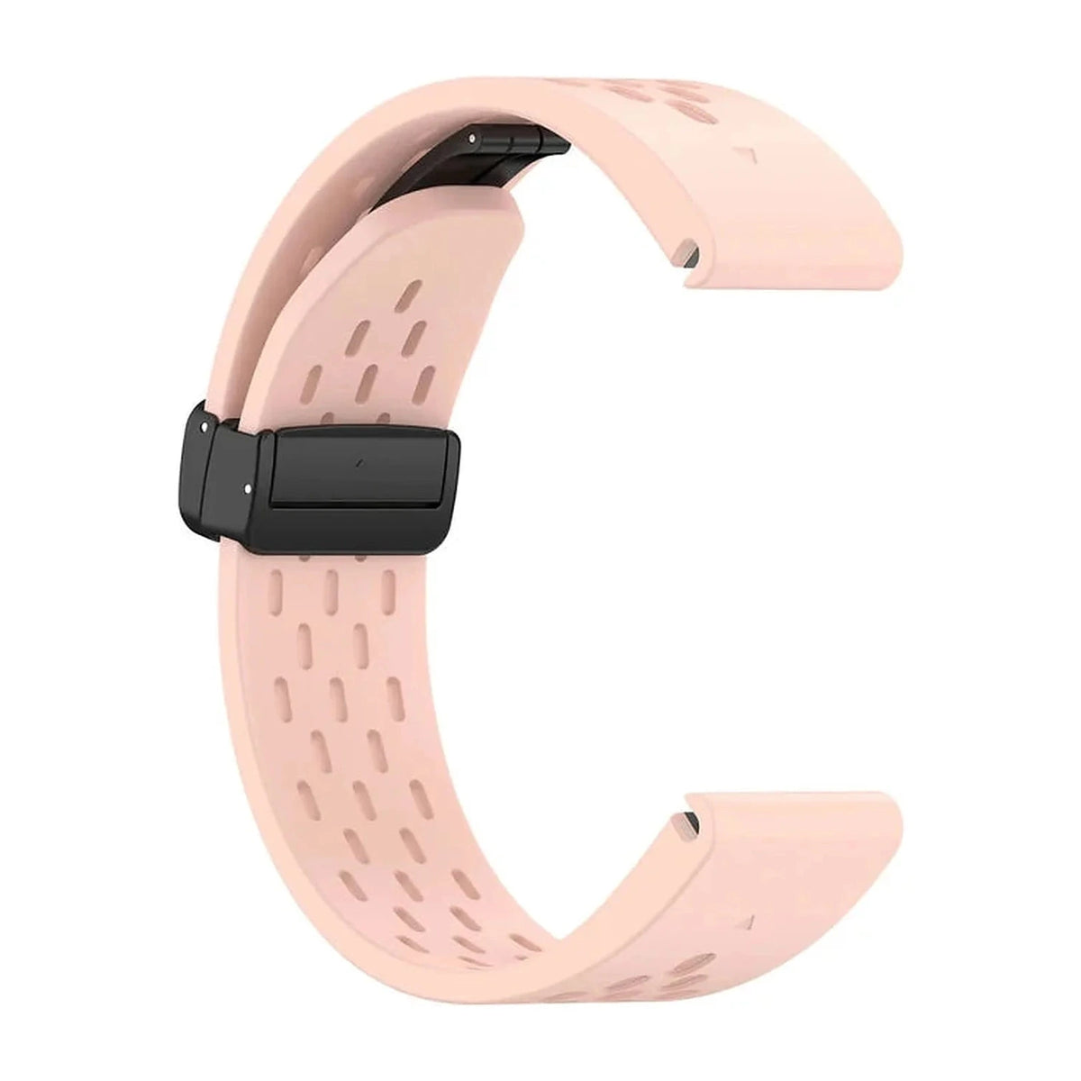 Bracelete Garmin Aero QuickFit 26 mm rosa-claro em silicone, vista complementar – Clipz-it