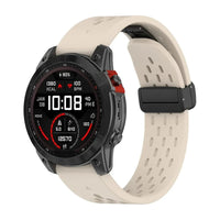 Bracelete Garmin Aero QuickFit 26 mm rosa-claro em silicone, vista principal – Clipz-it