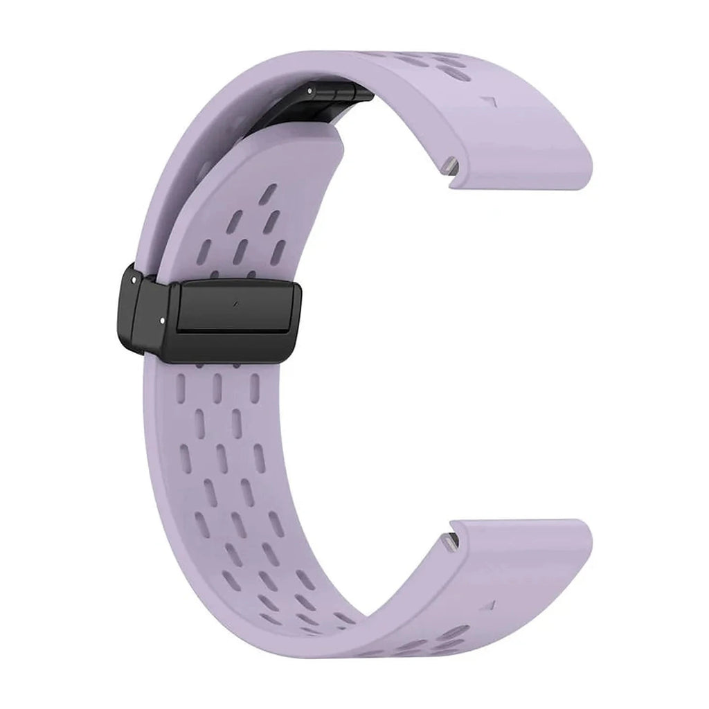 Bracelete Garmin Aero QuickFit 26 mm roxo em silicone – Clipz-it