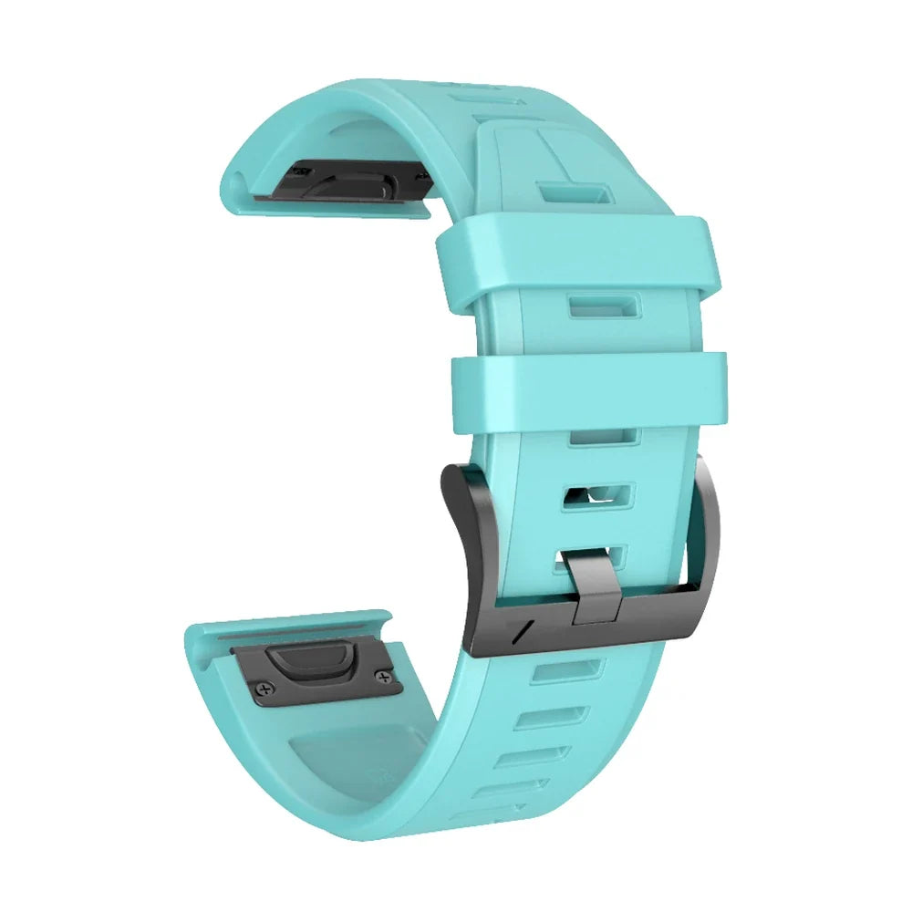 Créneau silikoninė laikrodžio apyrankė, turkio, vaizdas iš šono - Garmin QuickFit 22 mm