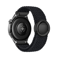 Natte braided nylon strap marl black, rear view - Garmin QuickFit 26 mm