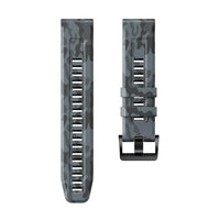 Souffle silikoniranneke, ilmavoitu, kamuflaasi harmaa, yksinään - Garmin QuickFit 26 mm