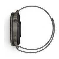 Urrem Alvéole milanese i rustfrit stål, sort, set bagfra - Garmin Quick Release 18 mm | Clipz-it