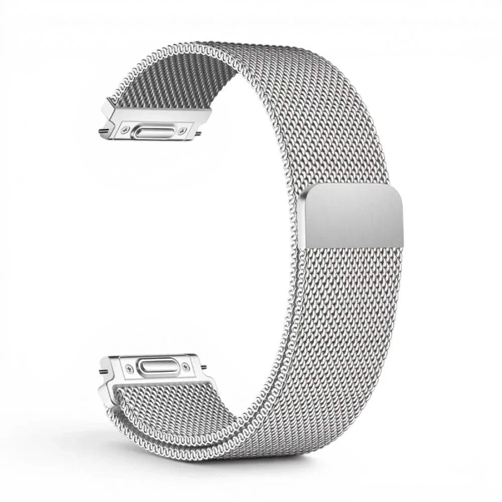 Bracelet Alvéole milanais argent, vue de dos - Garmin Quick Release 18mm | Clipz-it