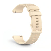 Bracelet Motion silicone beige, vue de profil - Garmin Quick Release 18mm | Clipz-it