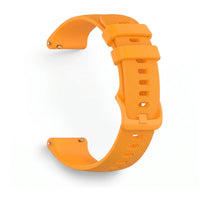 Bracelet Motion silicone orange, vue de profil - Garmin Quick Release 18mm | Clipz-it