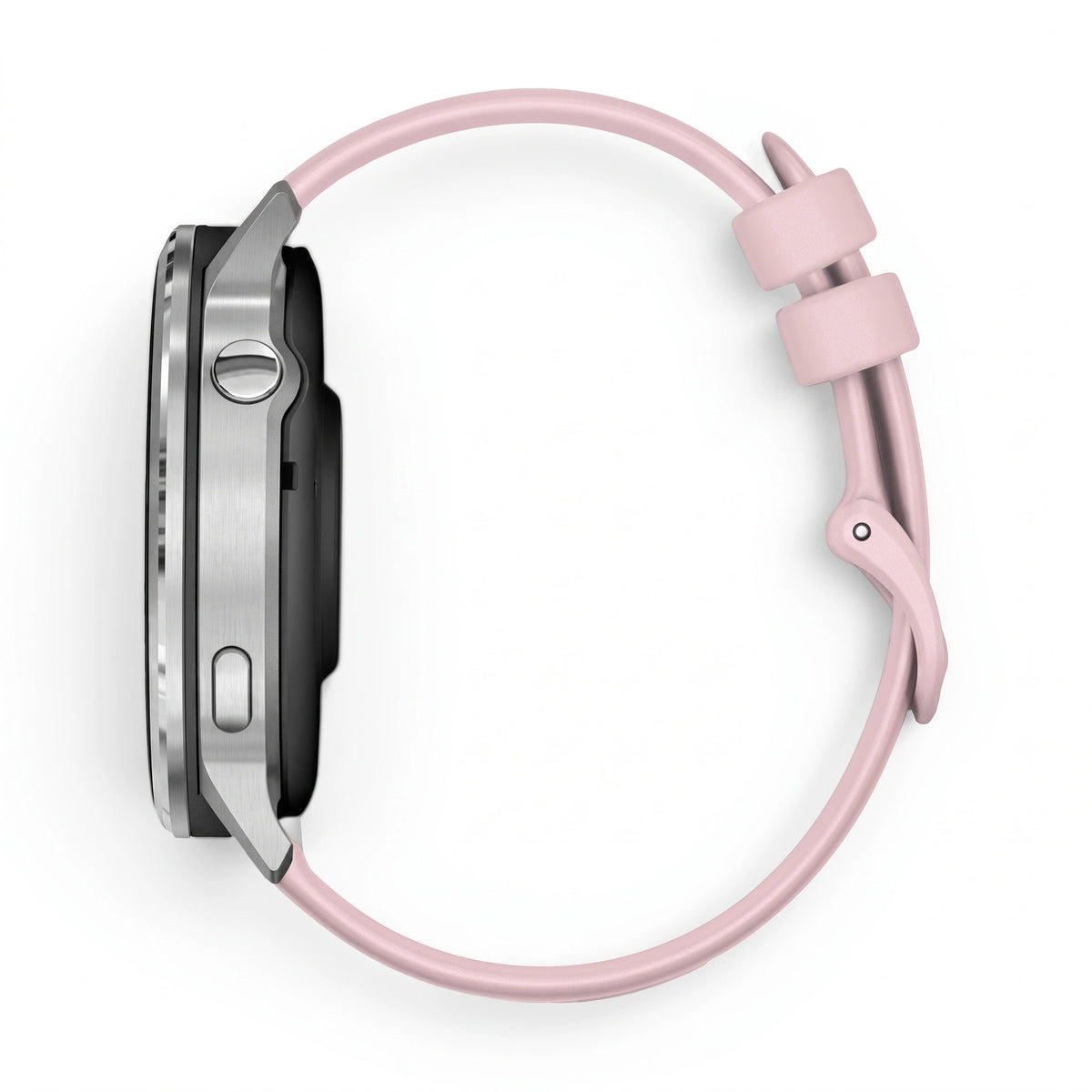 Bracelet Motion silicone rose, vue de dos - Garmin Quick Release 18mm | Clipz-it