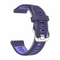 Prism halvgenomskinligt silikonarmband, lila - Garmin Quick-Release 18 mm | Clipz-it