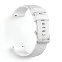 Bracelet Motion silicone blanc, vue de profil - Garmin Quick Release 18mm | Clipz-it