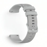 Bracelet Motion silicone gris, vue de profil - Garmin Quick Release 18mm | Clipz-it