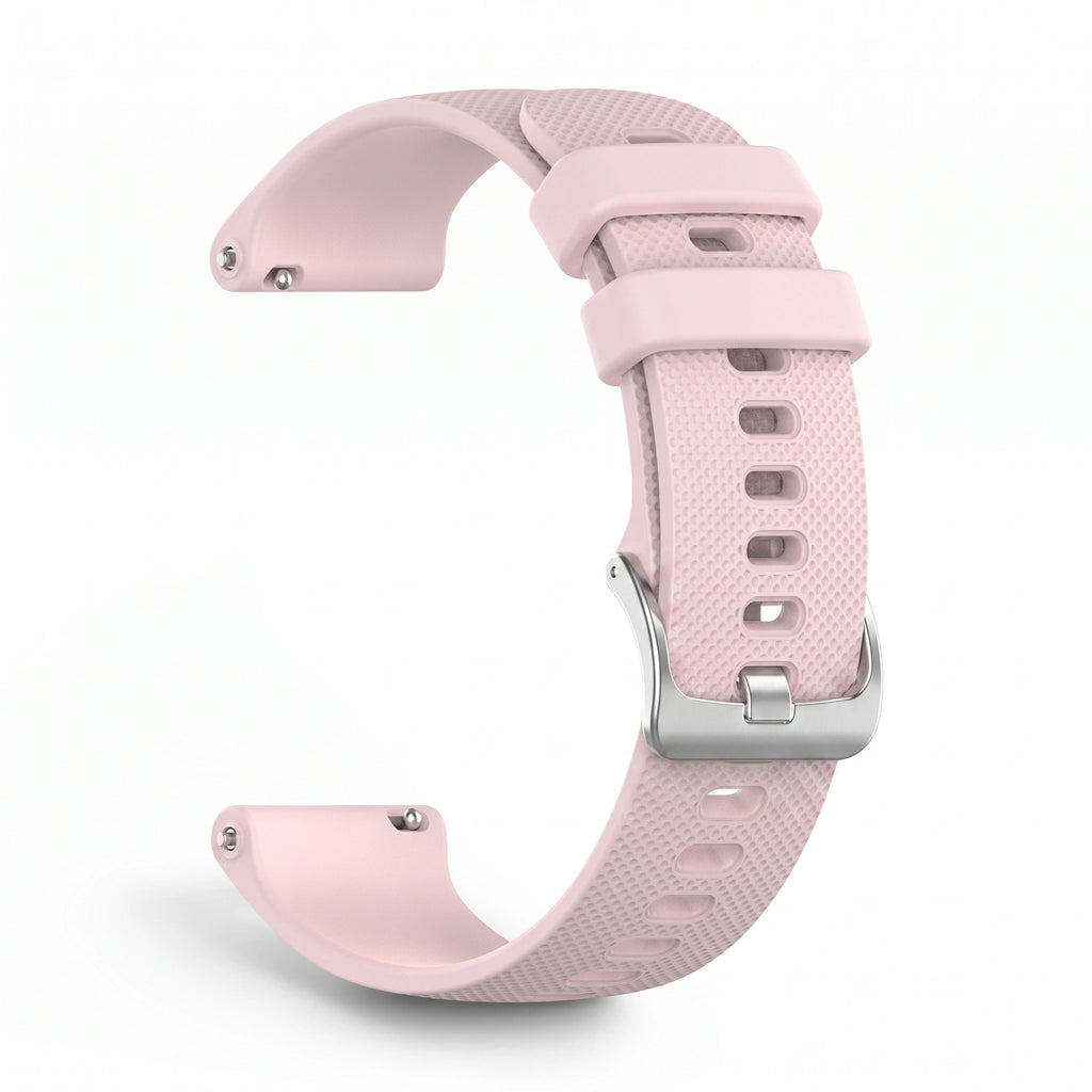 Bracelet Motion silicone rose, vue de dos 2 - Garmin Quick Release 18mm | Clipz-it