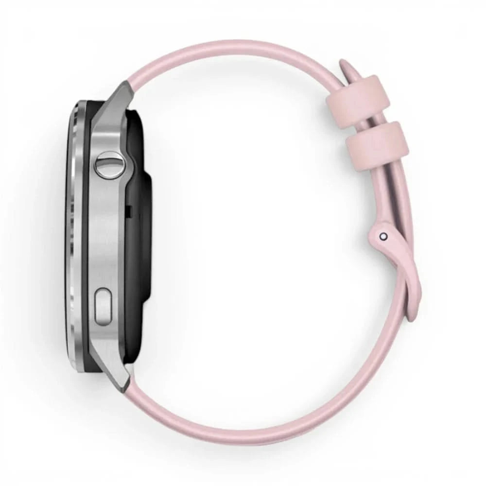 Bracelet Motion silicone rose, vue de dos - Garmin Quick Release 18mm | Clipz-it